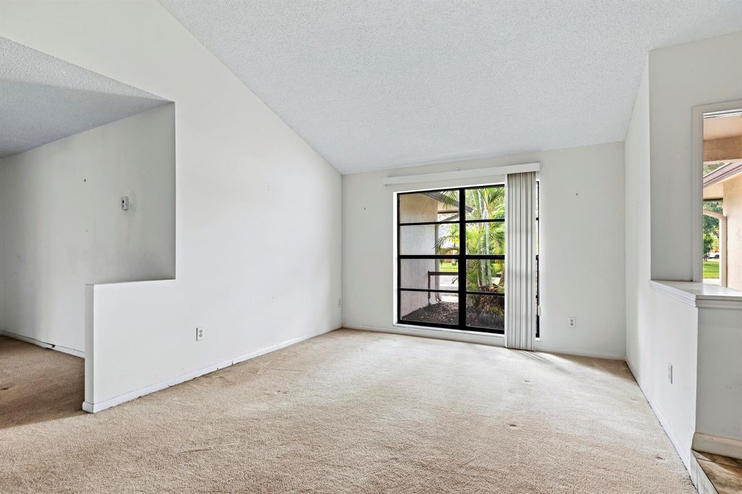 Vaulted Ceiling Living Room 2