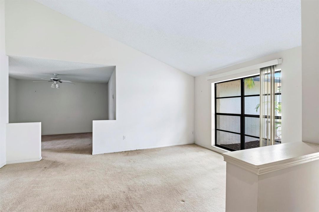 Vaulted Ceiling Living Room