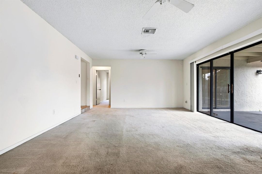 Family Room Overlooking Pool/ Patio