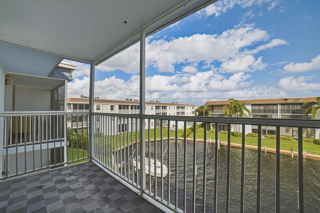 Screened In Balcony off Bedroom