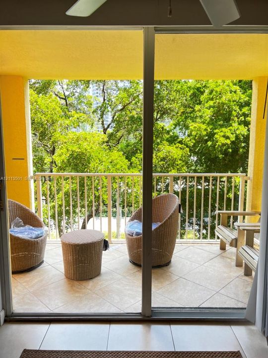 View from balcony