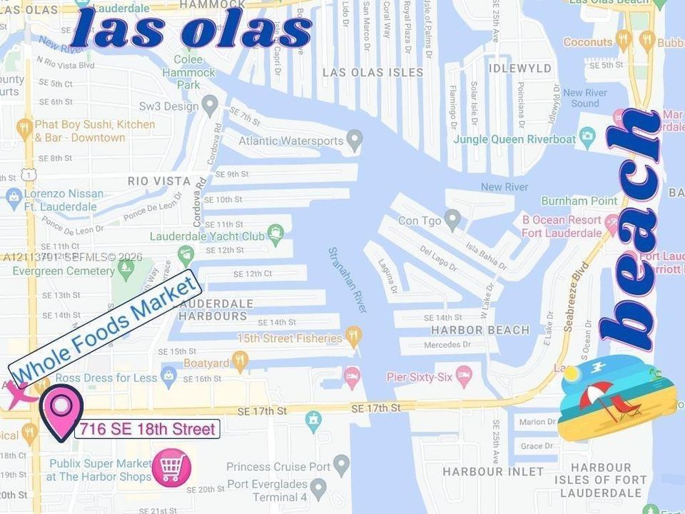 Location Map. Indicating the geographic coordinates of the property