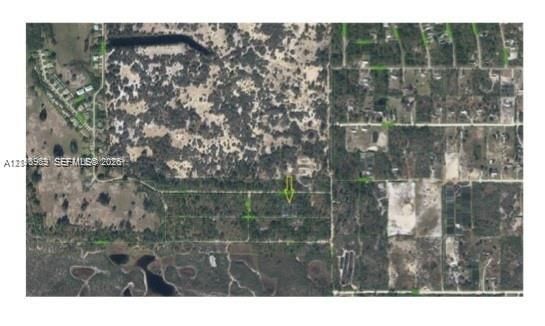 Aerial Parcel Map. Indicating the boundaries and geographic location of the property