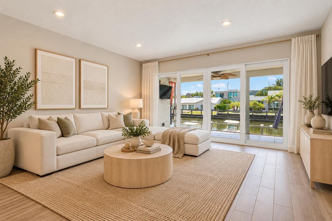 Staged Living Room Retreat