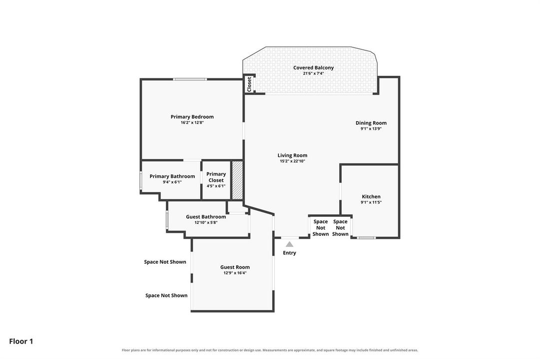 Floor plan - 371 Wilma Circle Unit 4