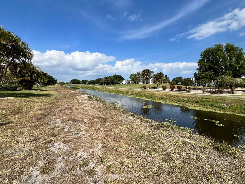 Canal & Golf Course View