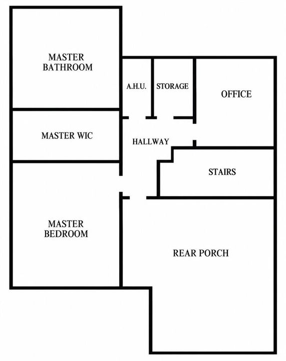 Second Level Floor Plan
