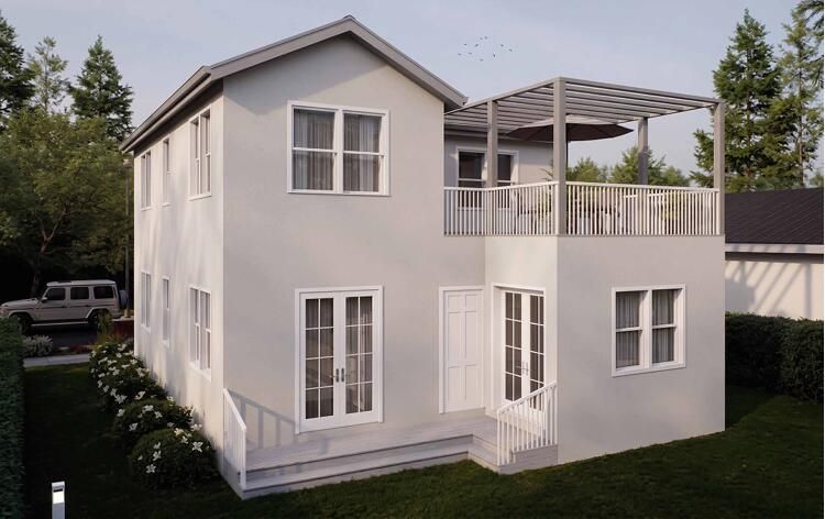 Rear of Home - 3D Print