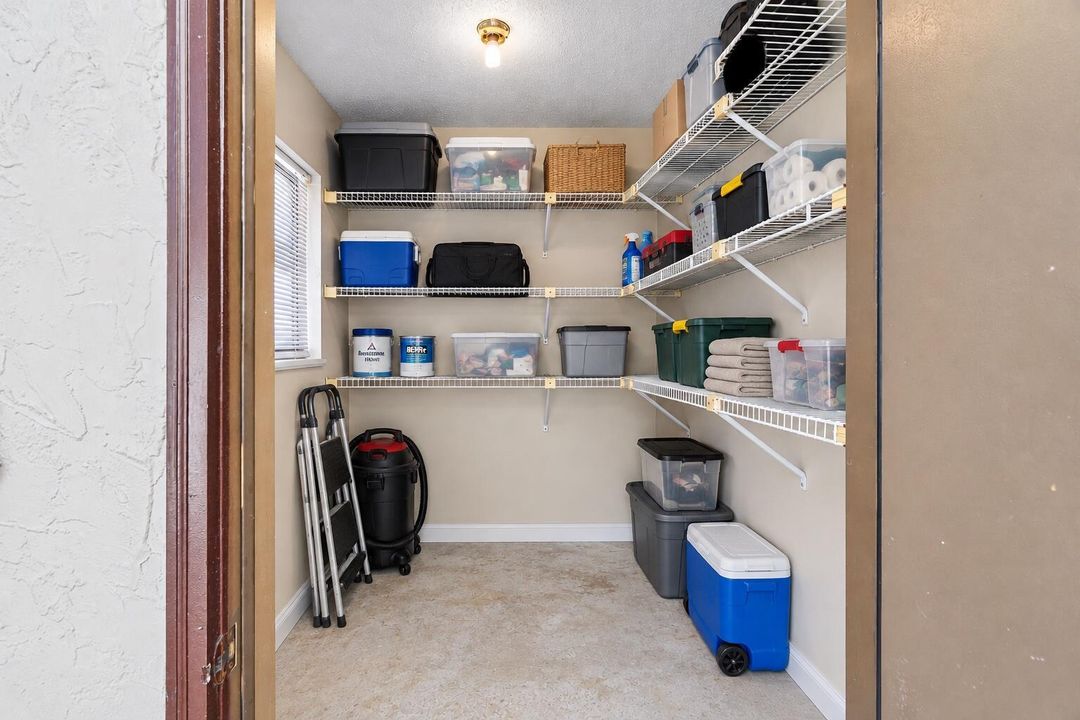 Organized Utility Storage Room