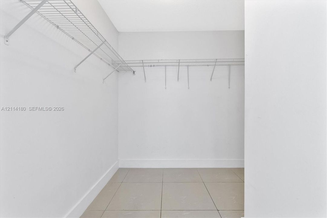 Walk-in Master Closet