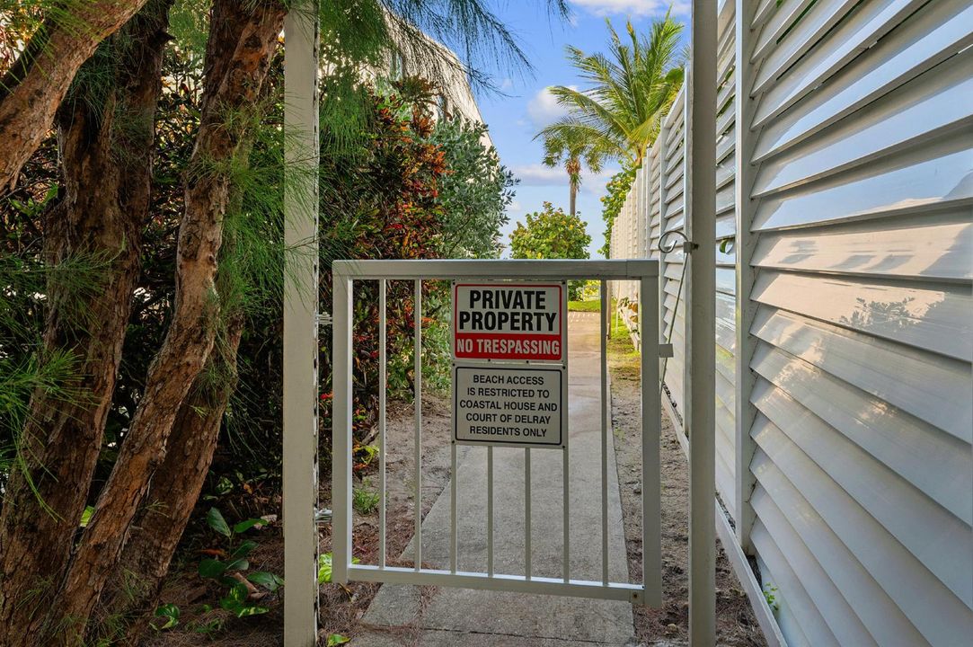 Deeded Beach Entry
