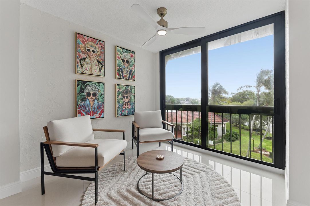 Patio converted to living space