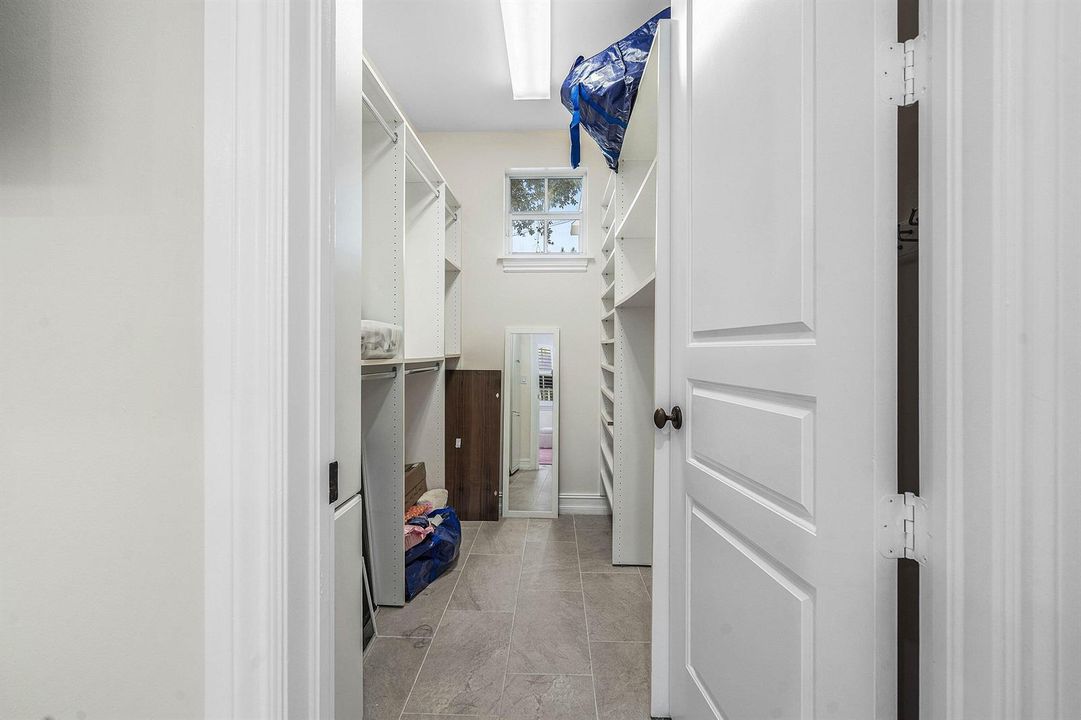 first floor closet