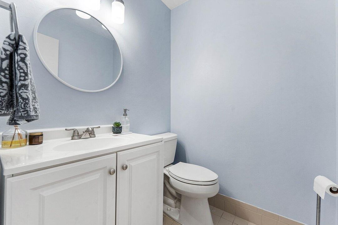 Half bath downstairs