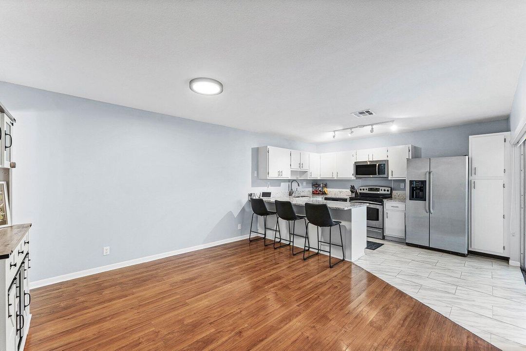 Dining looking into kitchen