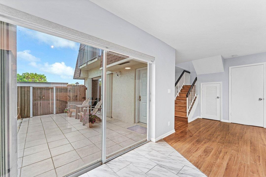 Courtyard view from Kitchen