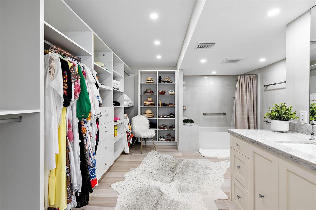 Primary closets