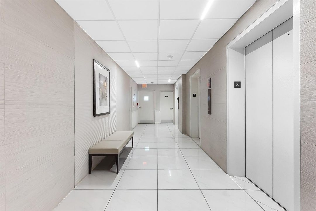 Elevator bank