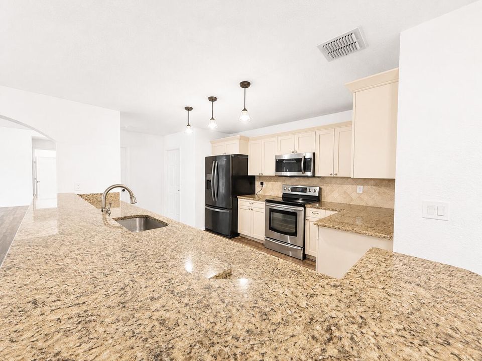 Open Granite Kitchen