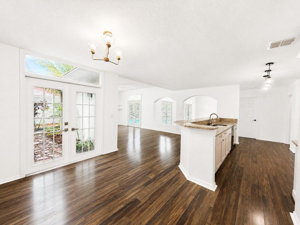 Open Granite Kitchen