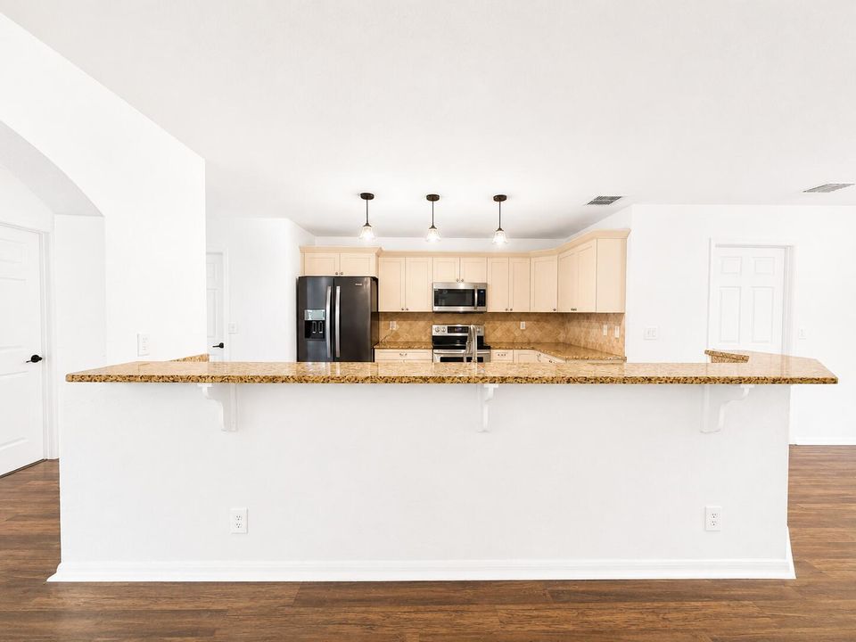 Open Granite Kitchen