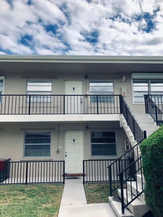 Front of condo