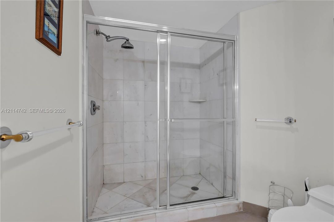 Principal bathroom with separate shower and bath tub