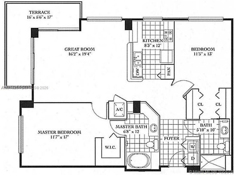 В аренду: $3,500 (2 спален, 2 ванн, 1245 Квадратных фут)