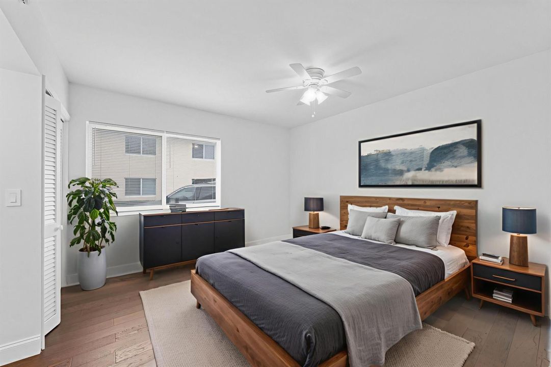 Virtually Staged Guest Bedroom