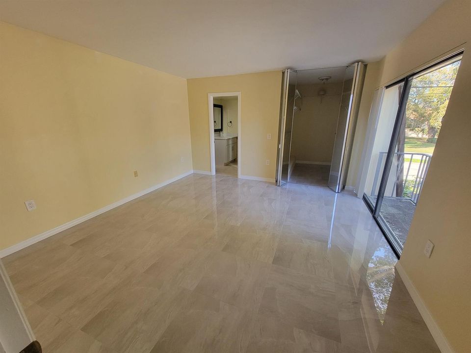 Master bedroom, balcony faces East