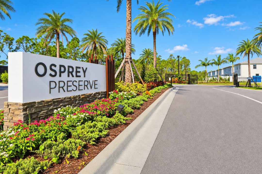 Osprey Preserve Gated Entrance