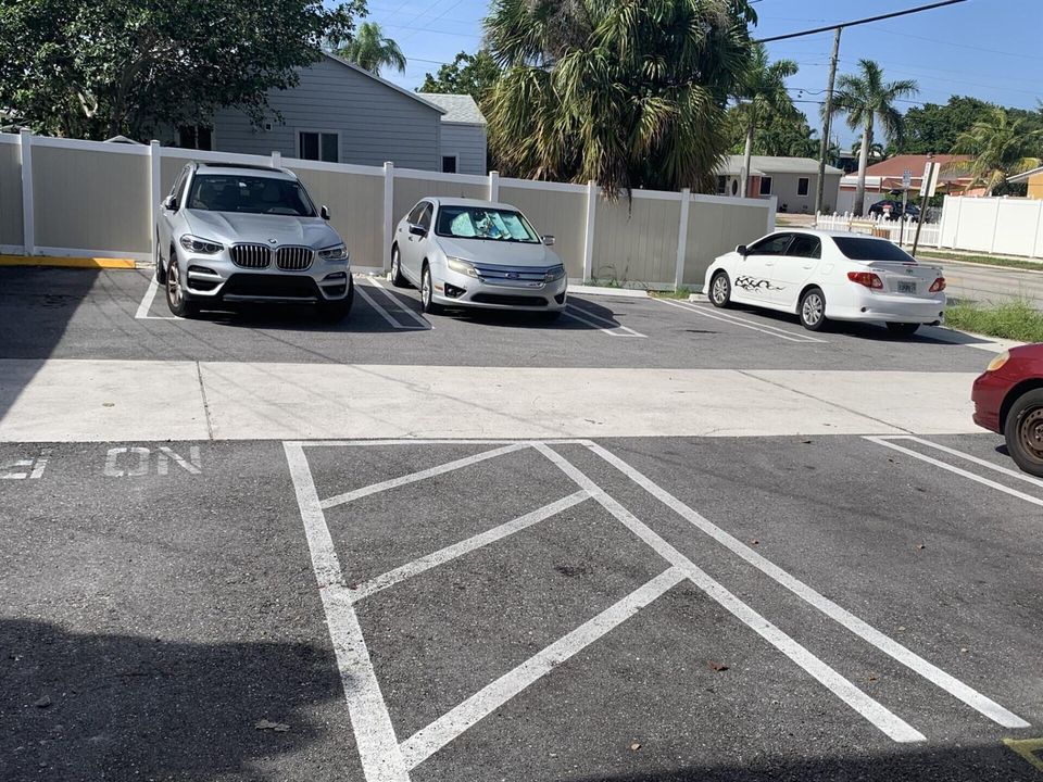 Off street parking