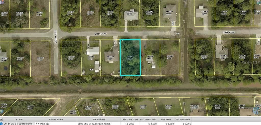 Recently Sold: $15,500 (0.27 acres)