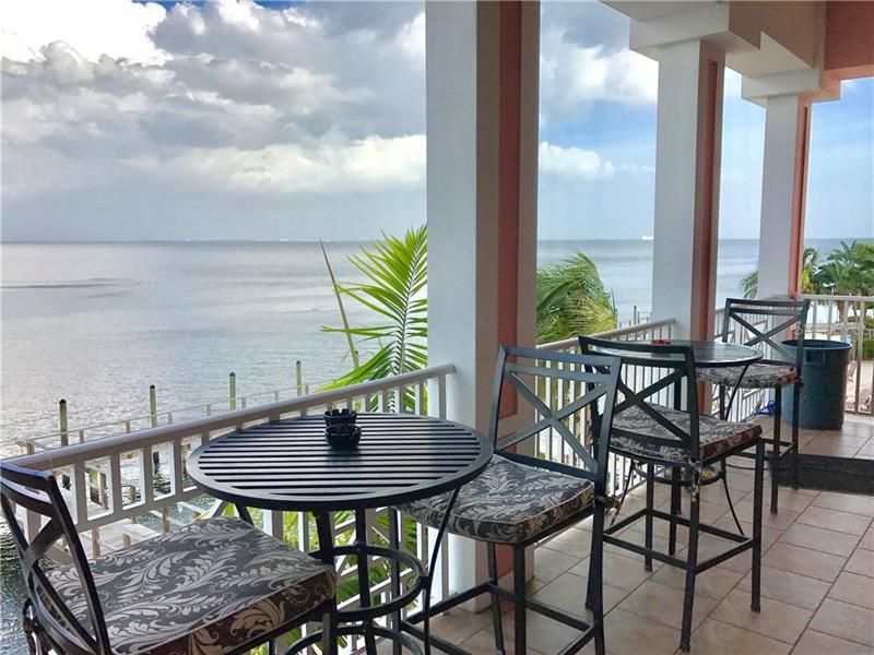 Yacht Club Terrace overlooking Tampa Bay