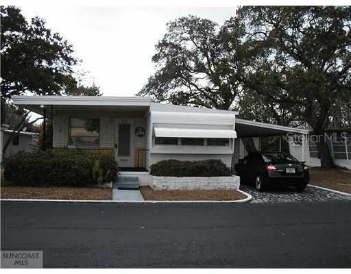 Exterior Front - This large home has a block addition.