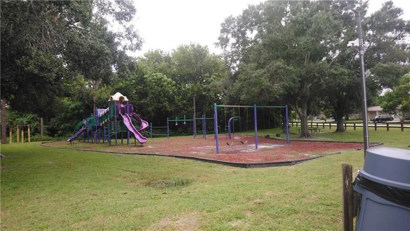 Playground area at nearby park