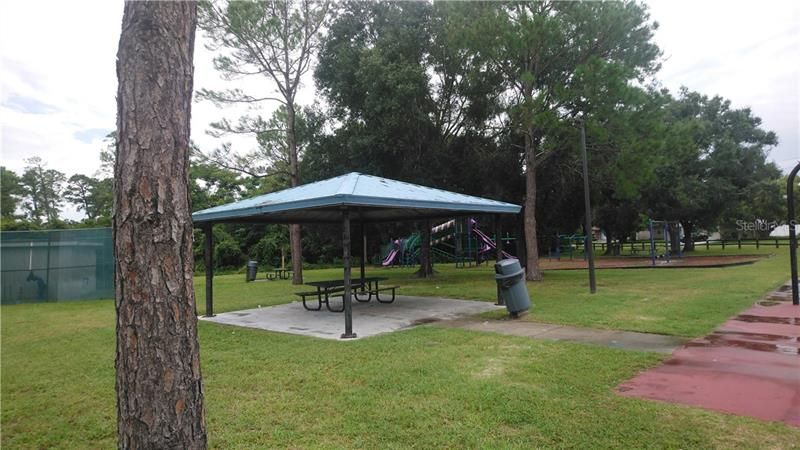 Picnic area at nearby park
