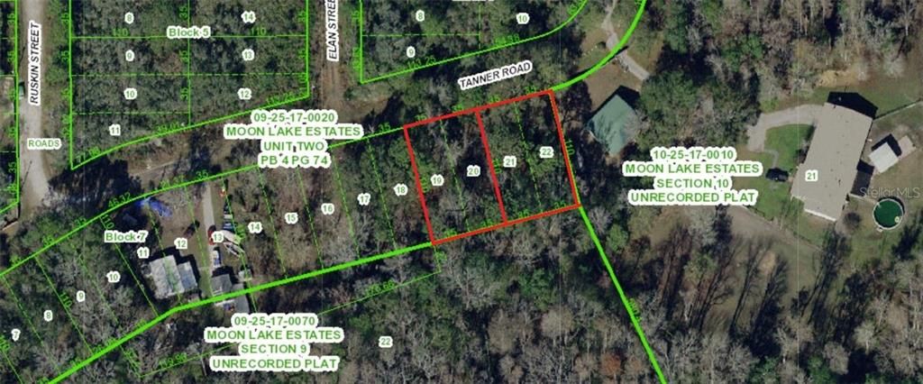 This listing is for lots 19 & 20.  Seller also has additional parcels available, lots 21 & 22 for sale under separate MLS number.