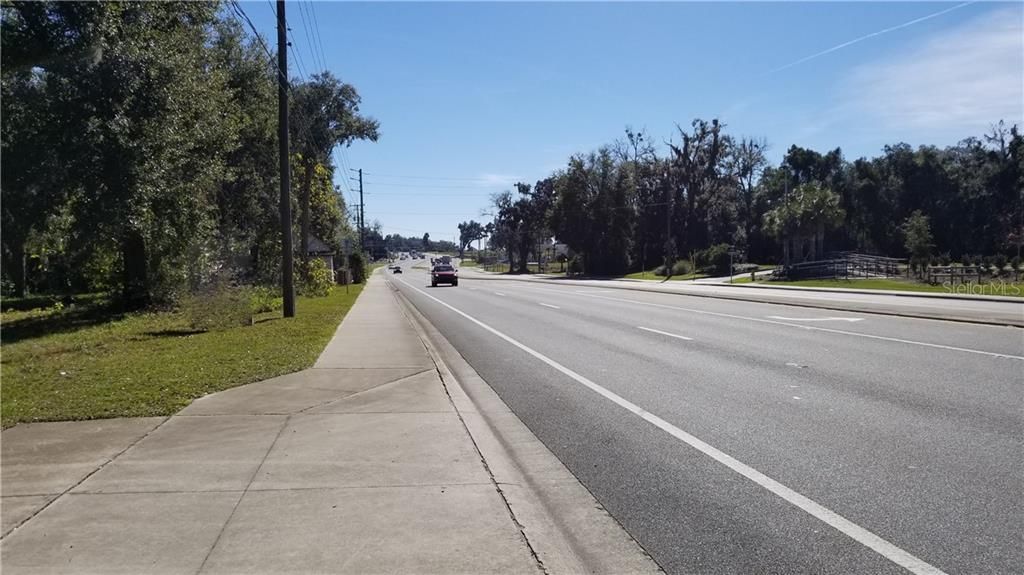 US 301 looking south at property apron