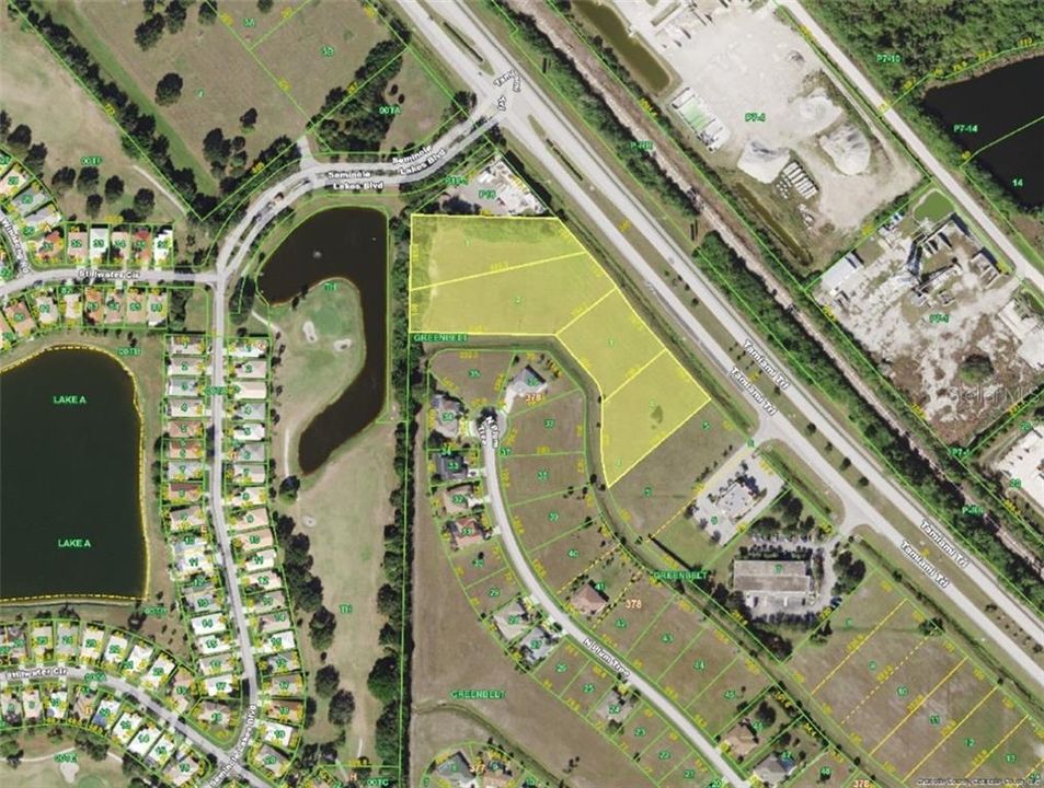 Awesome 4 lot parcel located between Seminole lakes and La Fiorentina restaurant