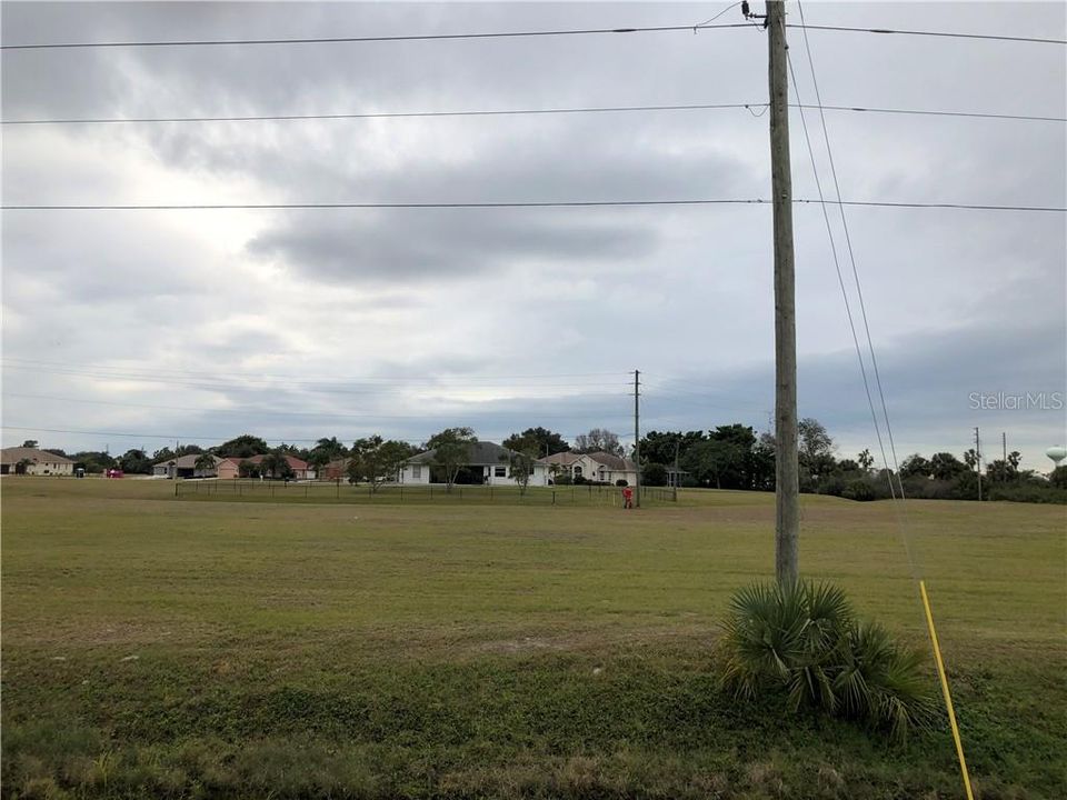 View from Tamiami Trail, 4 contiguous lots!