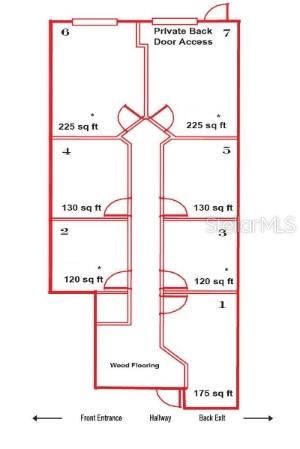 Suite 104 floorplan