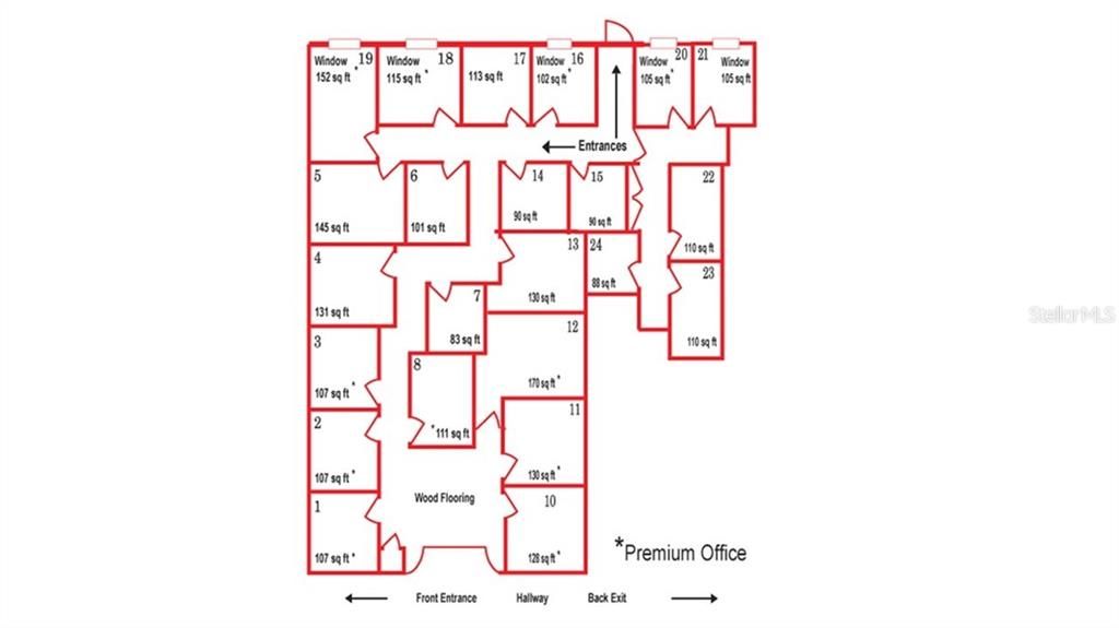 Suite 106 floorplan