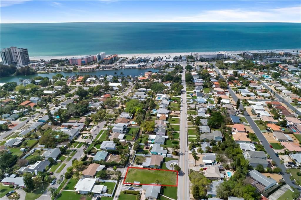 Belle Vista lot on St. Pete Beach. Approx 3 blocks to the beach.