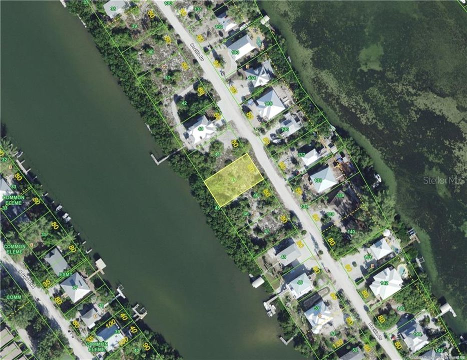 Aerial of Lot.