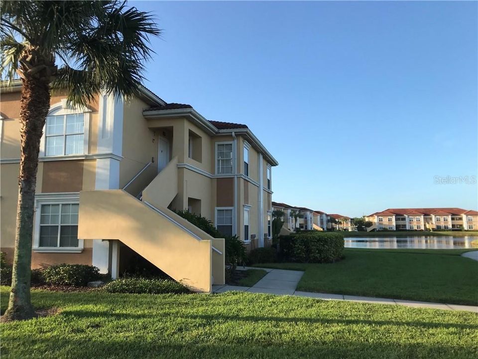Front of condo