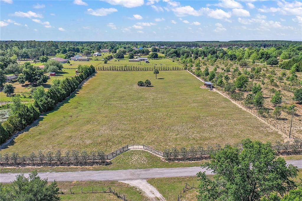 BRING YOUR HORSES! 5 ACRE GATED/FENCED PARCEL READY FOR IMMEDIATE CONSTRUCTION