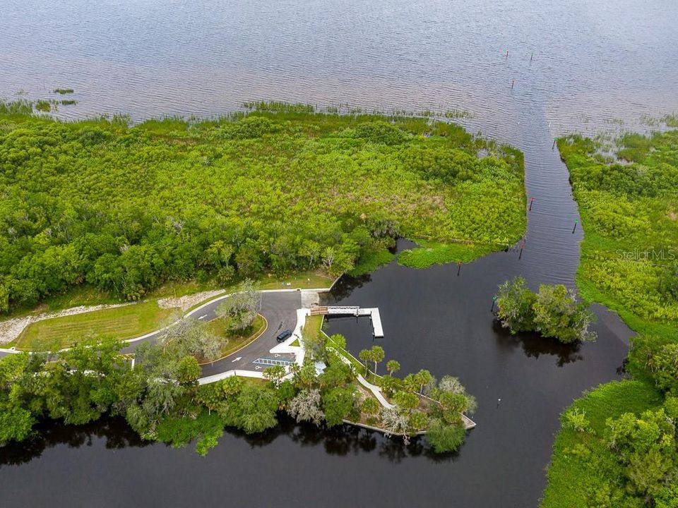 Volusia County Boat Ramp. Just Down the Canal.