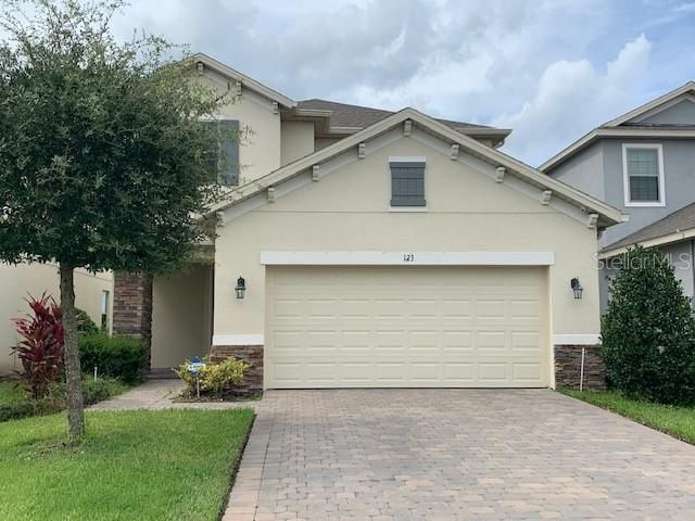 Front Exterior w/Paver driveway