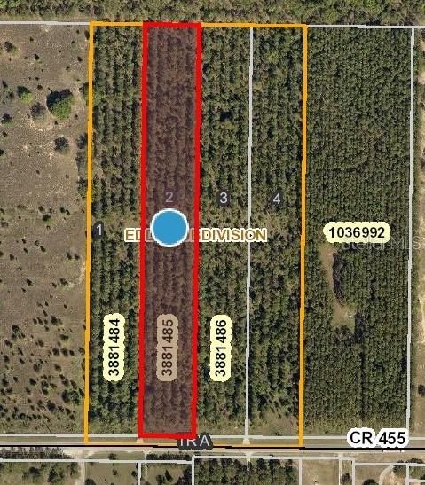 Aerial tax map photo